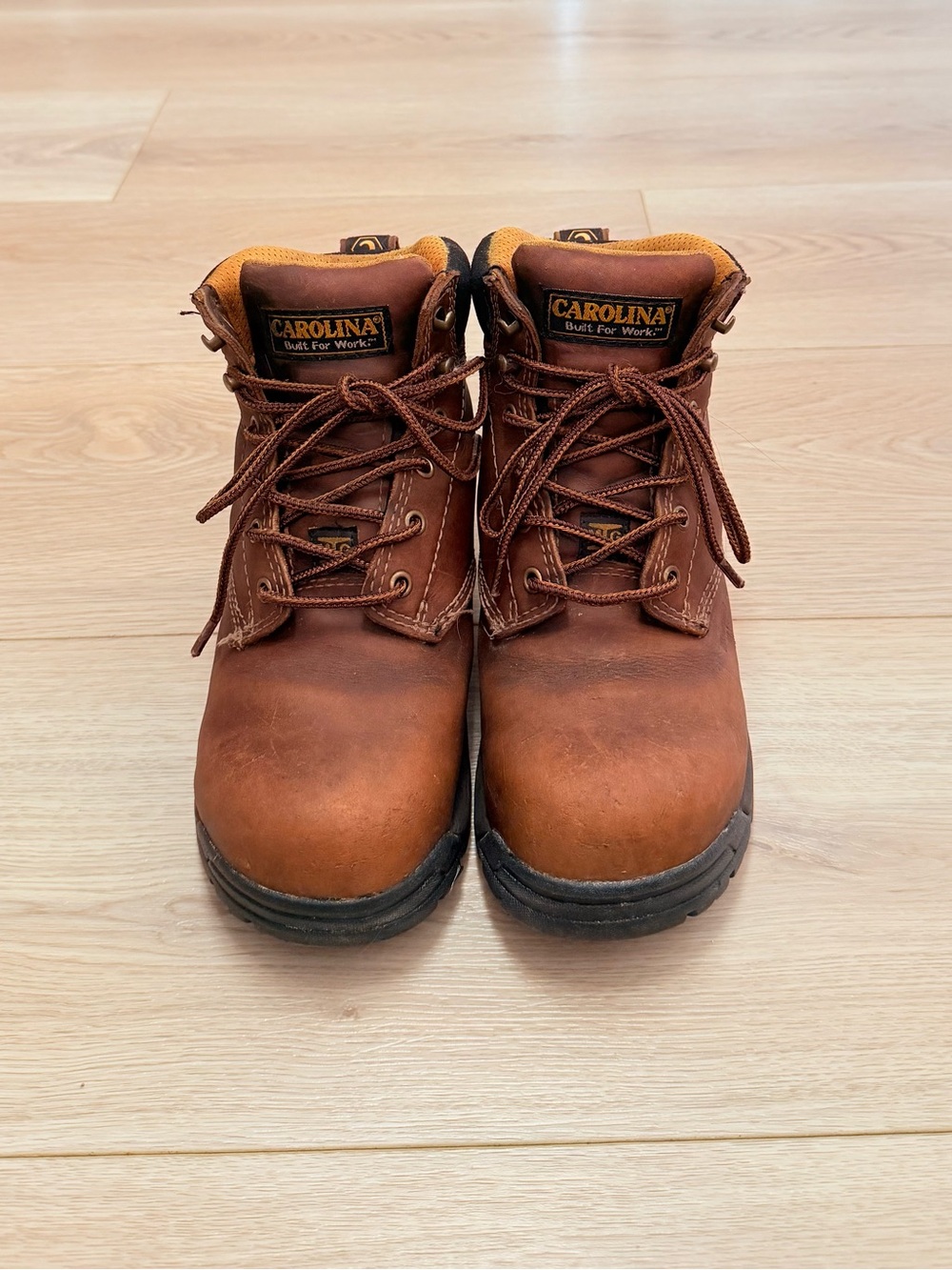 CAROLINA WOMEN'S RALEIGH MET GUARD ALUMINUM TOE WORK BOOT SIZE 8.5 - Picture 2 of 15